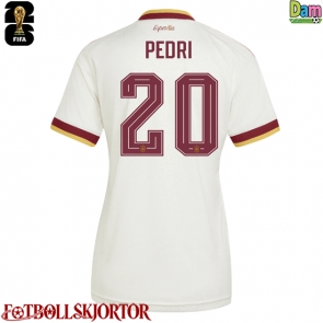 Spanien Pedri Gonzalez #20 Bortatröja Dam VM 2026 Kortärmad